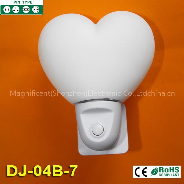 Heart Little Night Light(4LED)DJ-04B-7