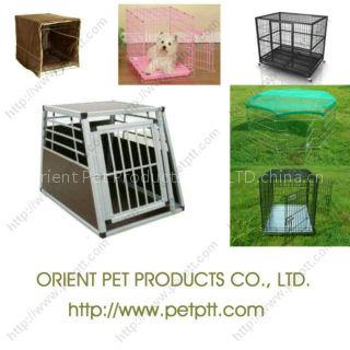 DFTL-001 20" 2 Door Dog Crate & ABS Tray