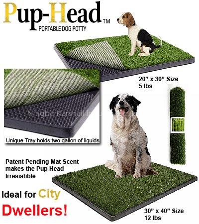 Pup-Head Portabl Dog Potty