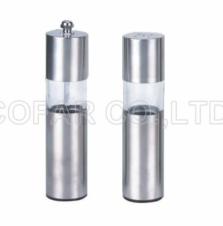 Stainless Steel Salt and Pepper Set
