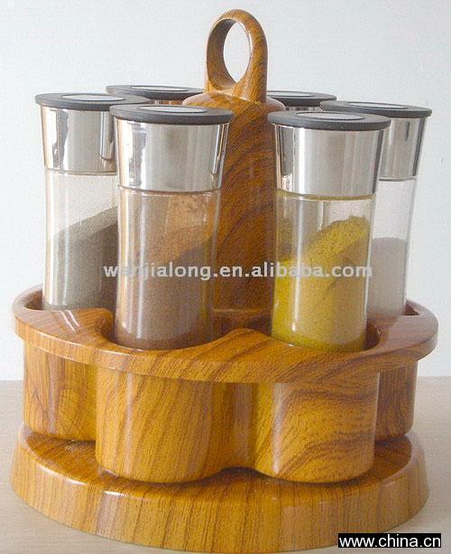 Auto-Measure Cruet Set
