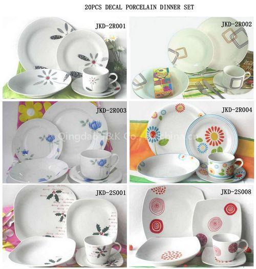 20pcs decal porcelain Dinner Set