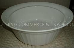 White Deep Oval Dish 25cm
