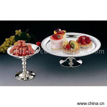 Silver Plated Round Dish