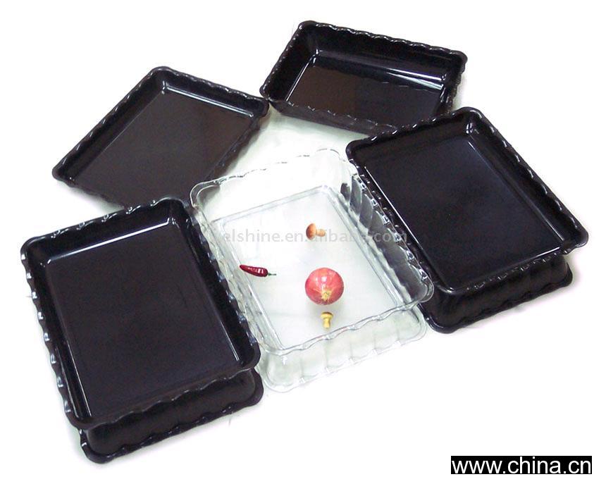 Polycarbonate Lacing Salad Tray