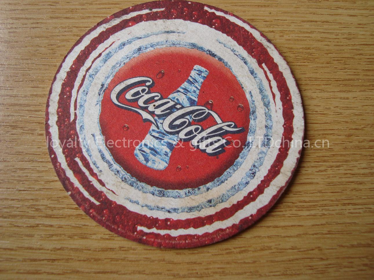 absorbent paper coaster