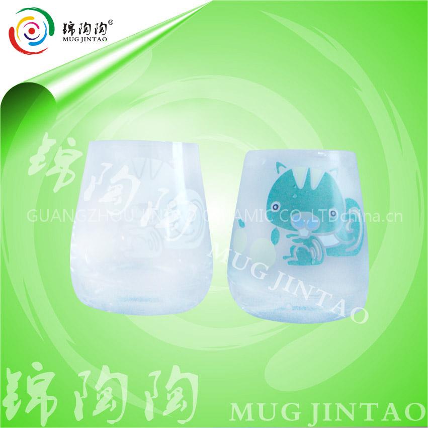 color changing glass mug