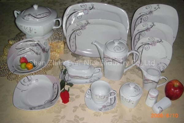 47 PCS Porcelain Dinnerset Porcelain Tableware