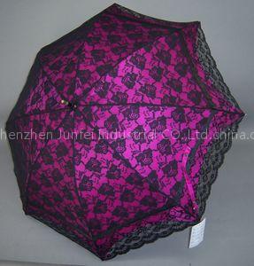black lace umbrella