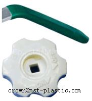 Plastic cover for valve handles and hand wheel