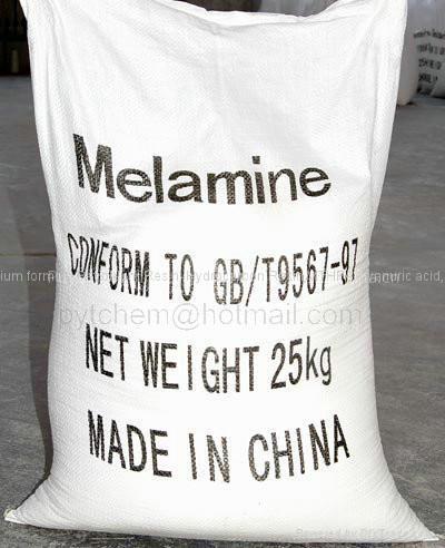 Melamine ( tripolycyanamide )