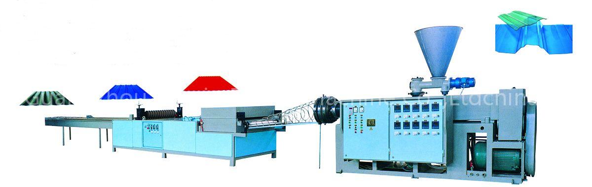 PC, PP, PE, PVC Conk-tile Extrusion Machine