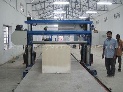Long Sheet Horizontal Foam Cutting Machine