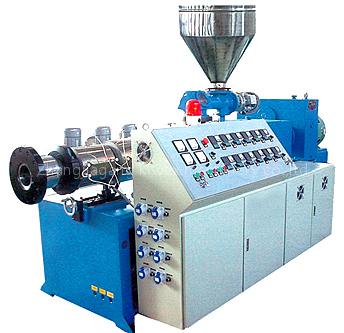 conical twin screw plastic extruder