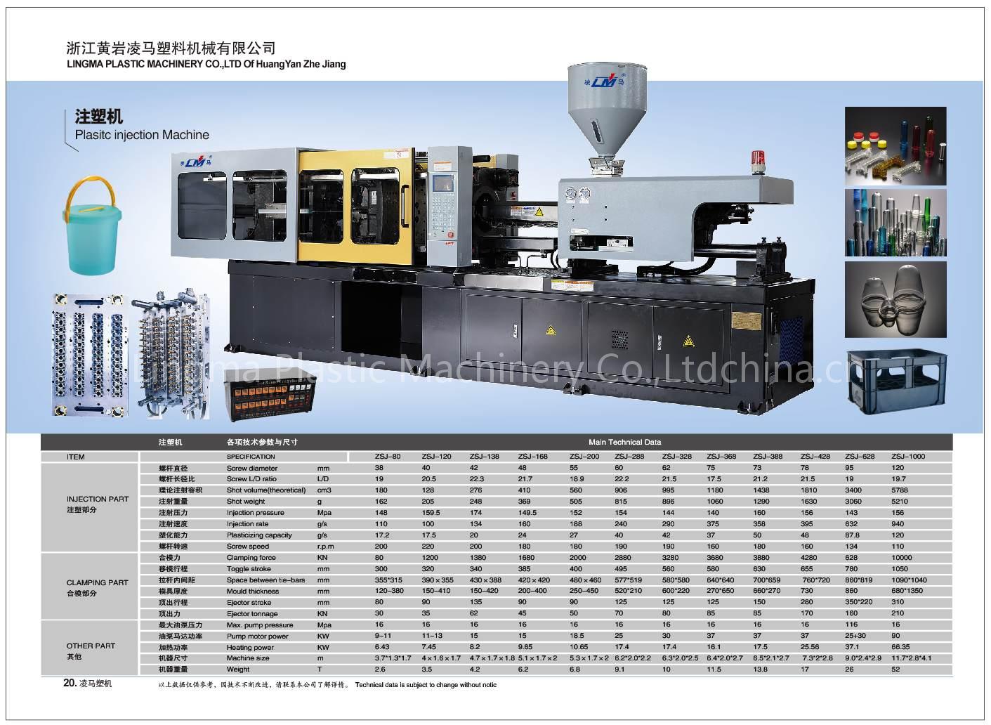 ZSJ series injection moulding machine