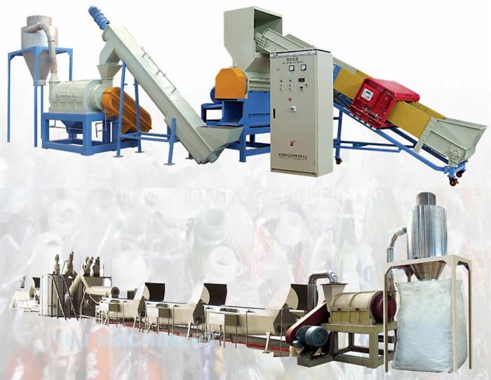 PET BOTTLE,FLAKE CRUSHING AND WASHING LINE