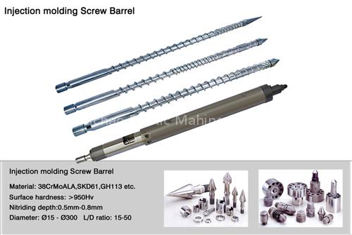 Bimetallic screw barrel,bimetal screw