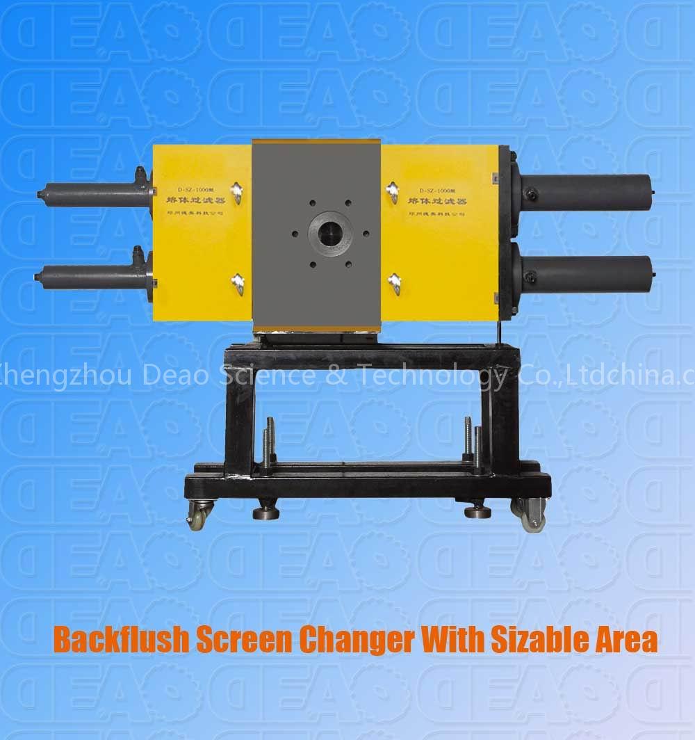 backflush screen changer