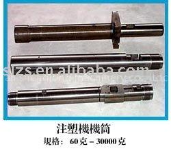 barrel and screw for injection molding machine
