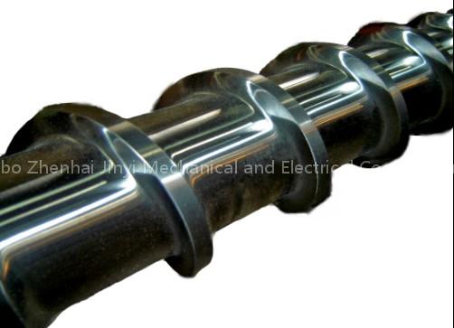 Extruder machine screw barrel