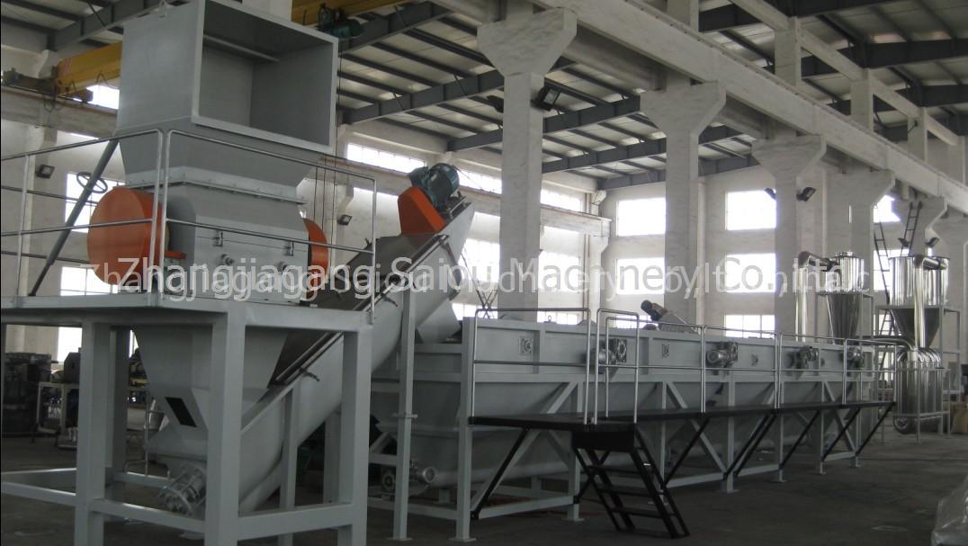 PP/PE FILM CRUSHING,WASHING AND RECYCLING LINE