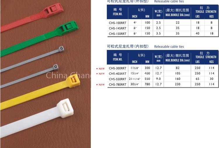 Releasable Cable Tie
