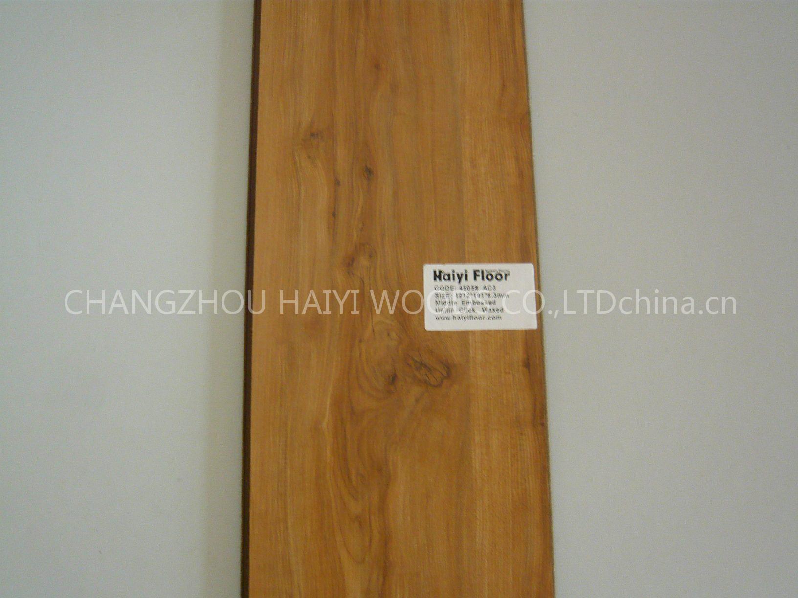 Laminated flooring