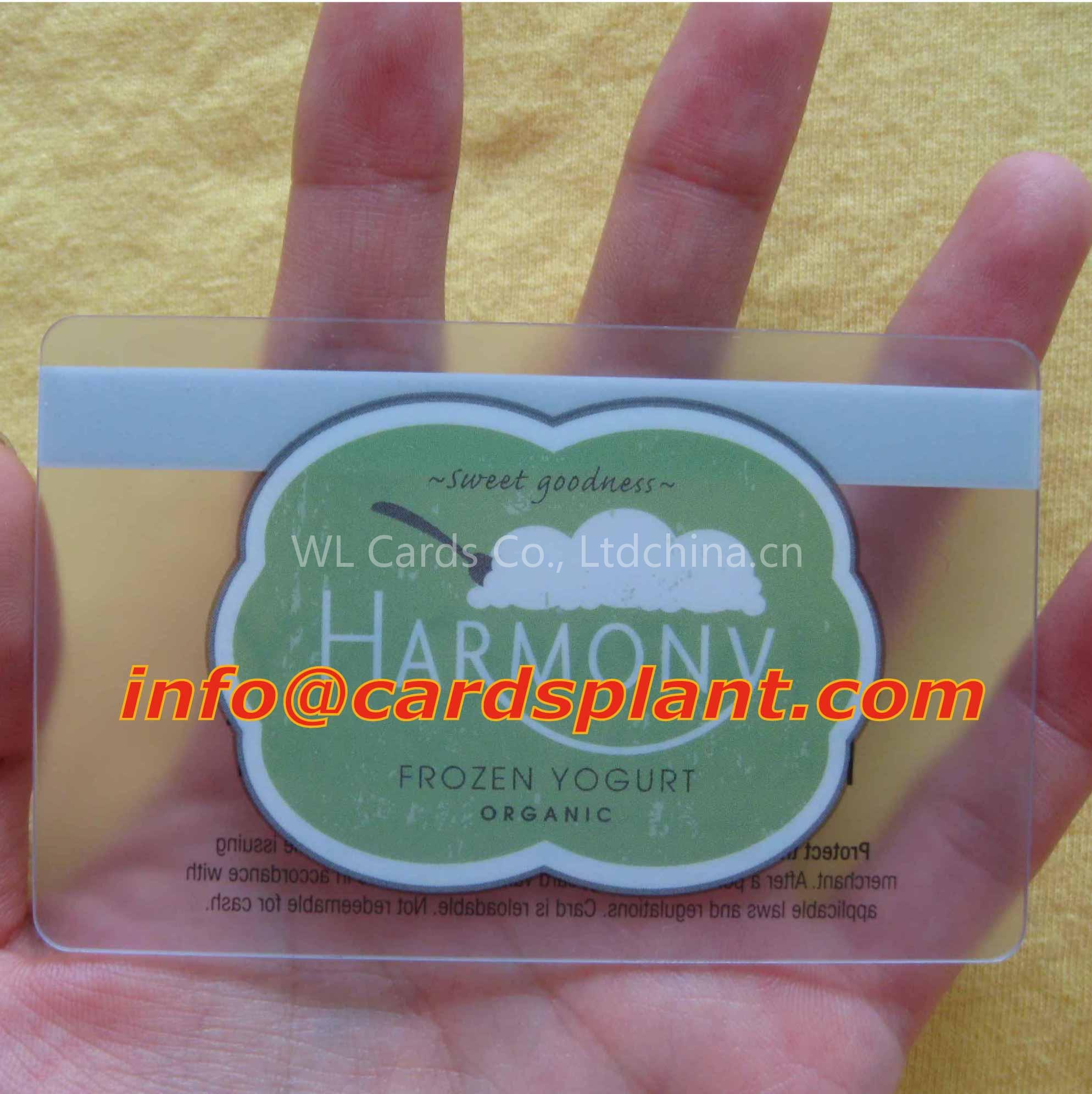 Pring Plastic Cards
