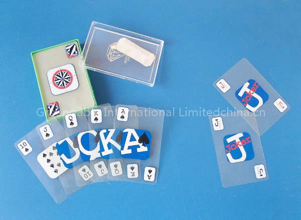 100% PlasticTransparent Playing Card,Casion,Poker card