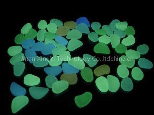 photoluminescent stone pebble
