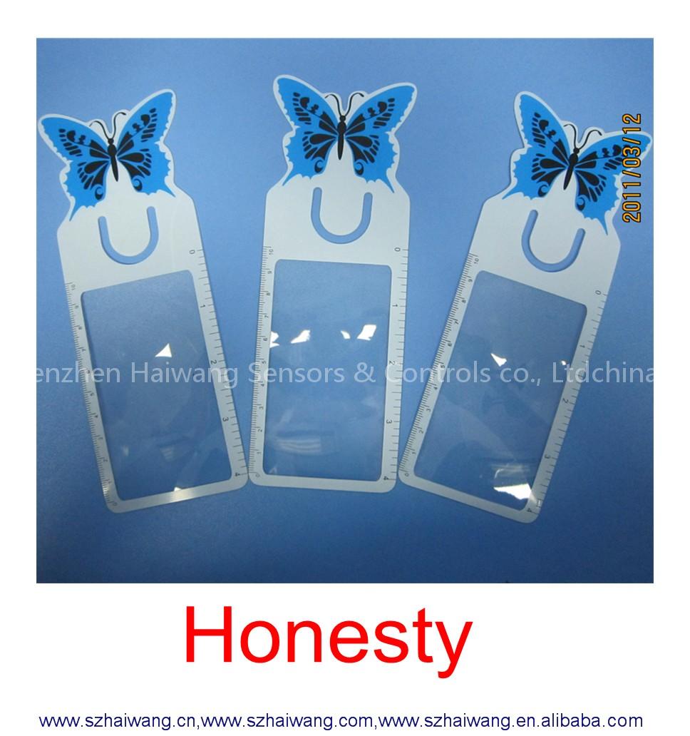 card magnifier/magnifying glass card