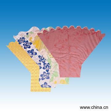 Y-Shape Scalloped-Top Flower Sleeve