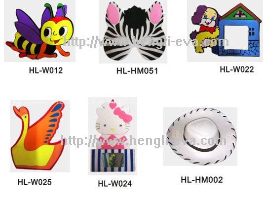 Eva Wall Sticker / EVA Wall Hanger/ eva gifts/EVA foam sticker/Foam wall sticker/EVA mask/EVA hat/EVA switch sticker/EVA EVA post bag/Eva sunhat/EVA Cup