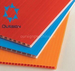 pp hollow sheets for printing advertising
