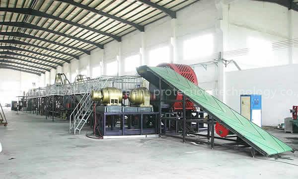tire recycle for rubber powder machine line