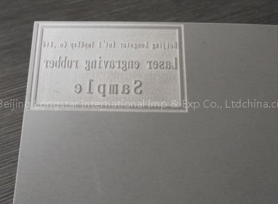 Laser engraving rubber