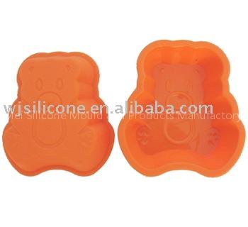 silicone bear-shaped cake pan