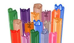 Curtain doors and windows seals