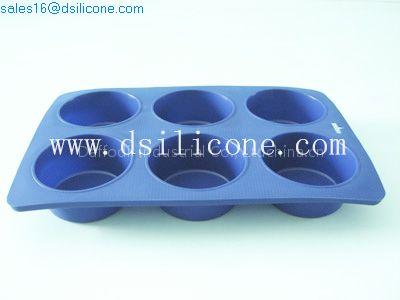 silicone bakeware-6 cups