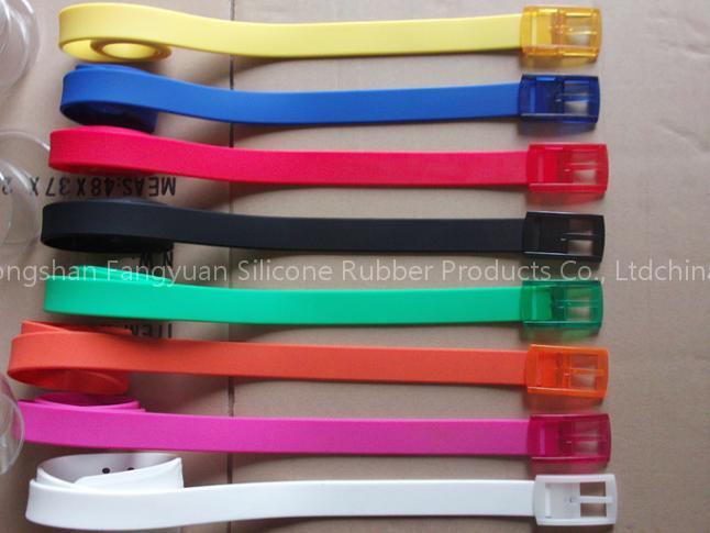 fashion silicone rubber belts