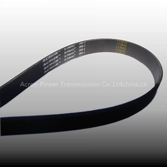 PJ type v-ribbed belt