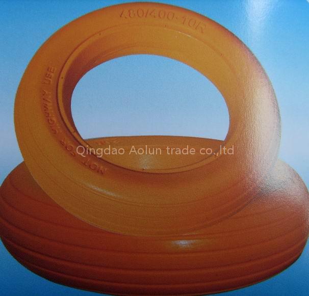 Polyurethane epispastic wheel