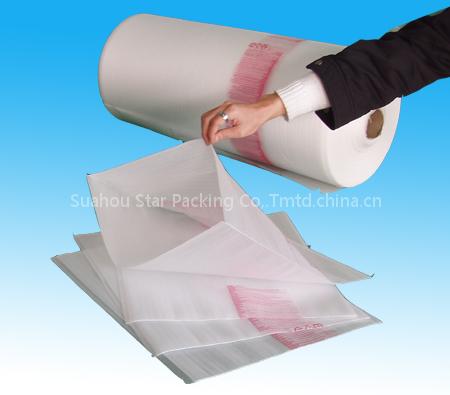 EPE foam bag,PO film coated EPE bag