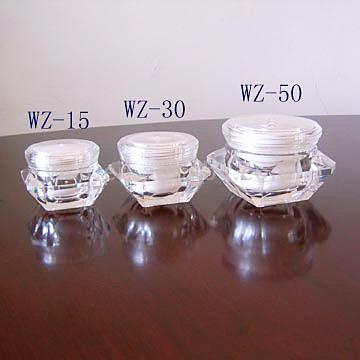 Diamond Acrylic Jars