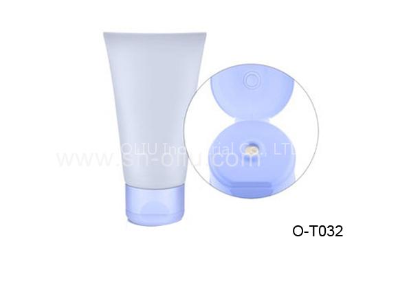 cosmetic flip top tube