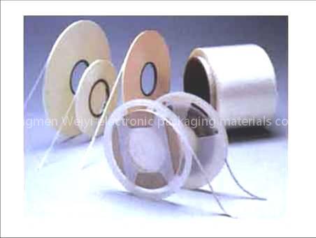 Electronic packaging materials top tapes bottom tapes