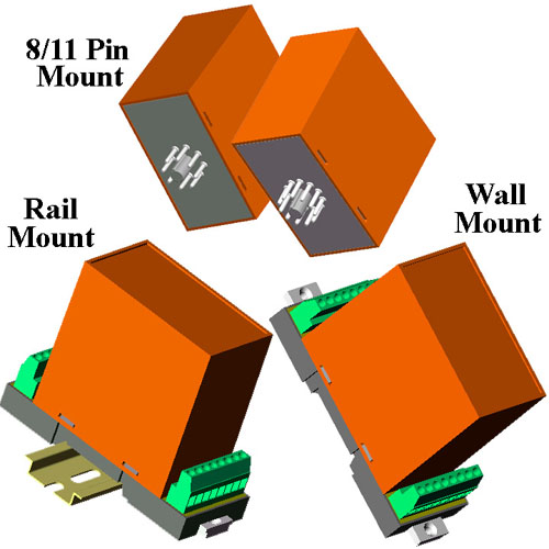 India Tri-mount Plastic Case