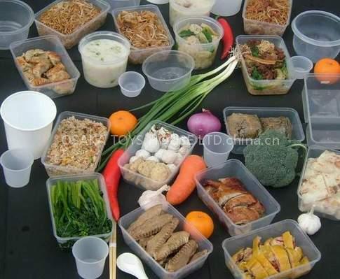 DISPOSABLE MICROWAVABLE PLASTIC CONTAINER