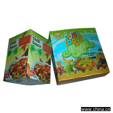 3D Lenticular Folding Box for Foodstuffs