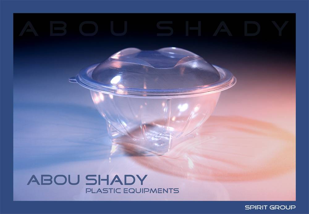 Egypt Transparent Round Shape Pack With Hinged Lid